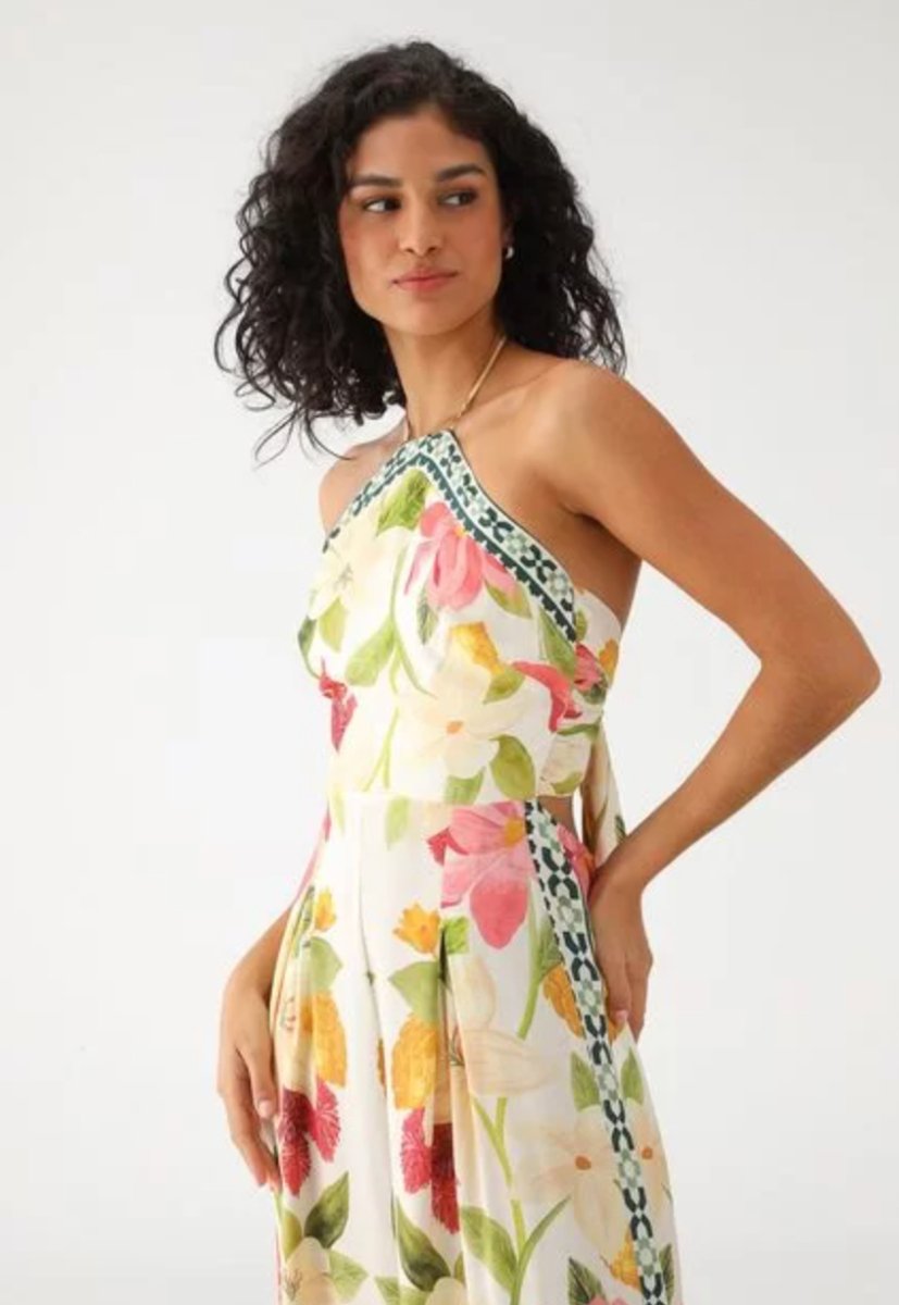 FLORAL FARM JUMPSUIT BIRIBA - Madmoizelle Closet